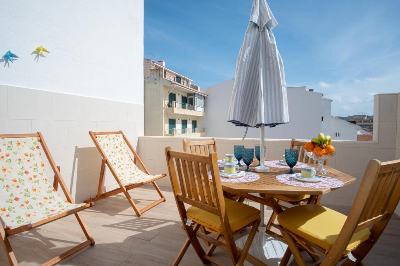 Ferienwohnung Olhos D'Agua - Penthouse Nazaré Exterior foto